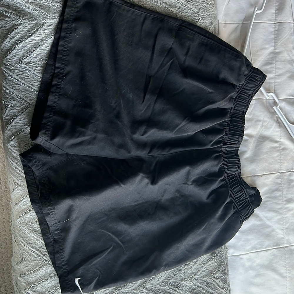 Black L Nike swim trunks